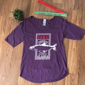 Juneau Alaska Taku Fisheries Shirt Medium